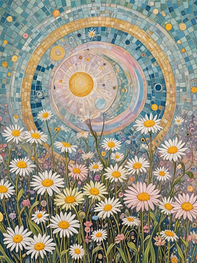 Rainbow Daisies no3