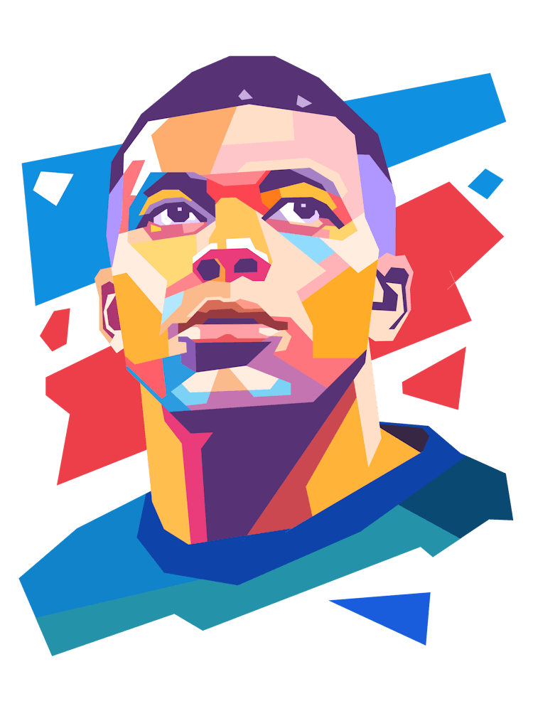 Kylian Mbappe wpap art