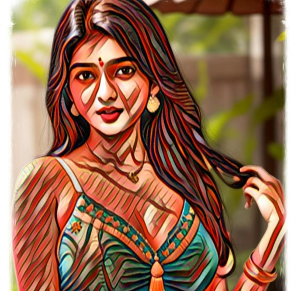 Portrait Of An Indian Woman
