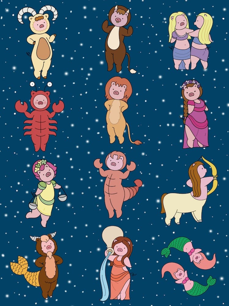 Zodiac Pigs