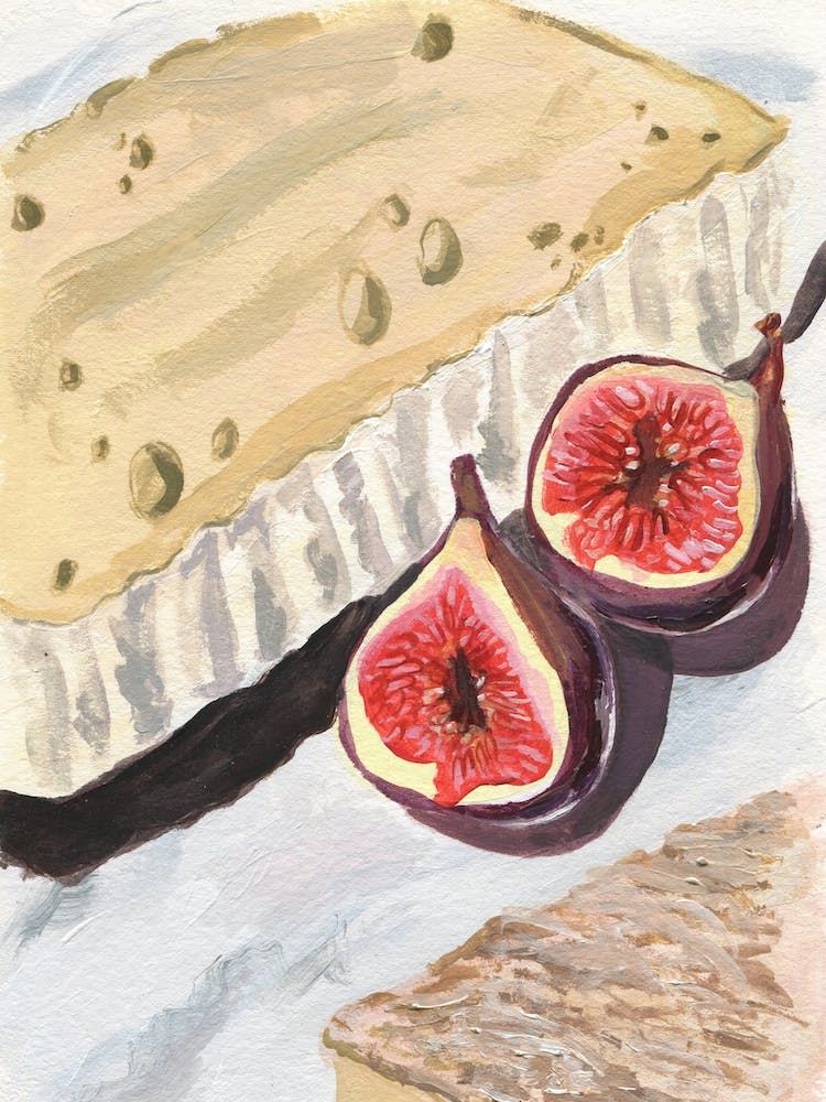 Cheeseboard And Figs