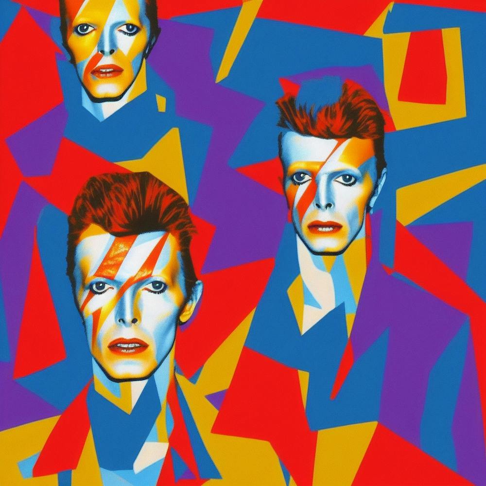 David Bowie Matisse Cut Out Style