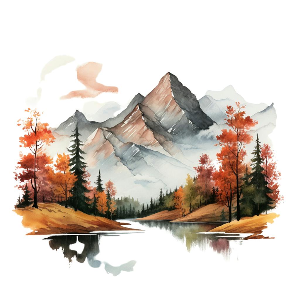 Watercolor Landscape Painting 18