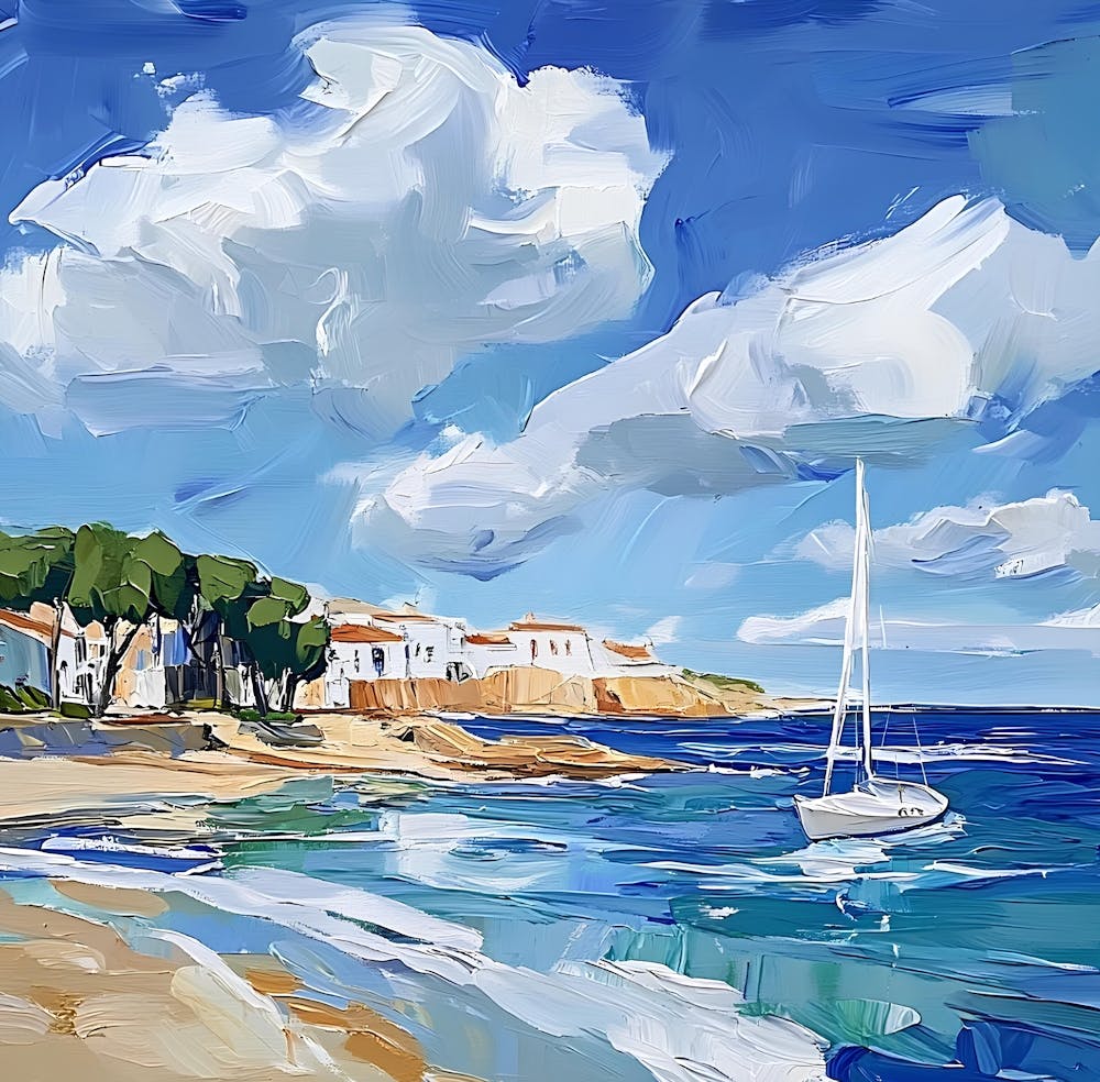 Sailboat On The Beach