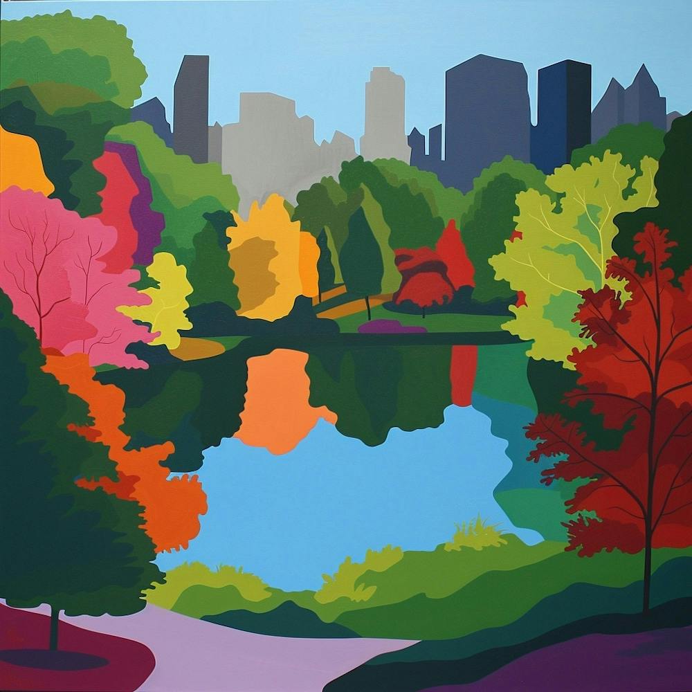 Abstract Park Collection Central Park New York City 1