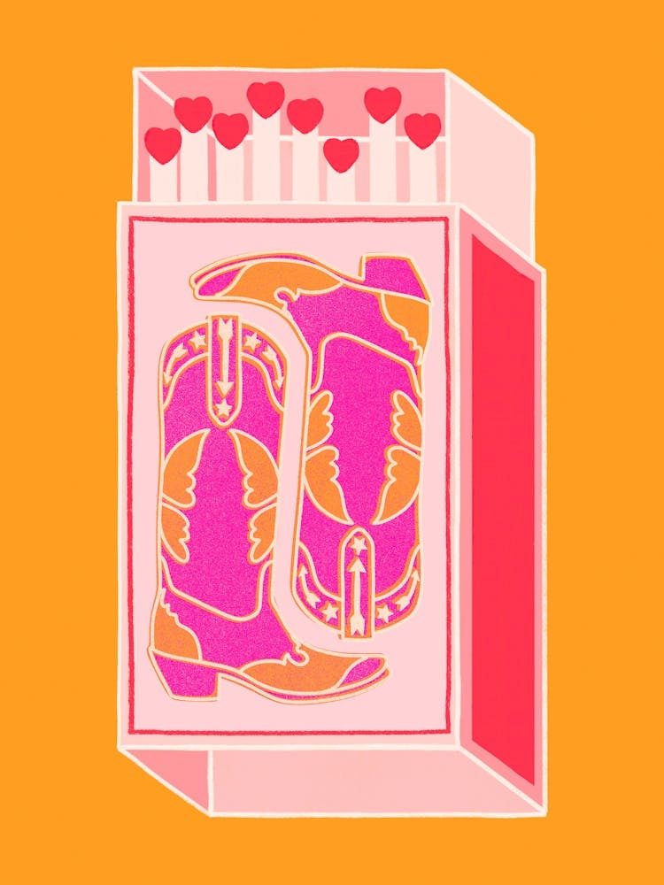 Cowgirl Boots Matchbox
