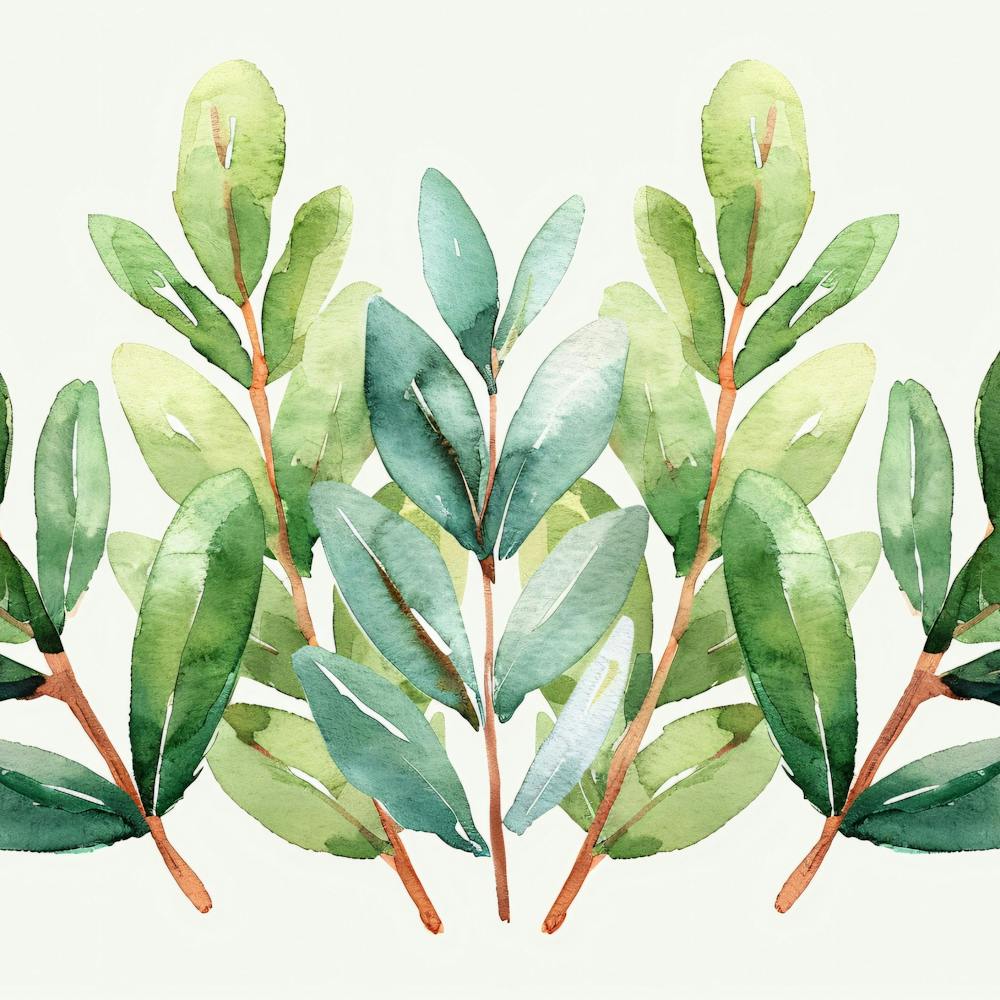 Editorial Art White Background Laurel Wreath