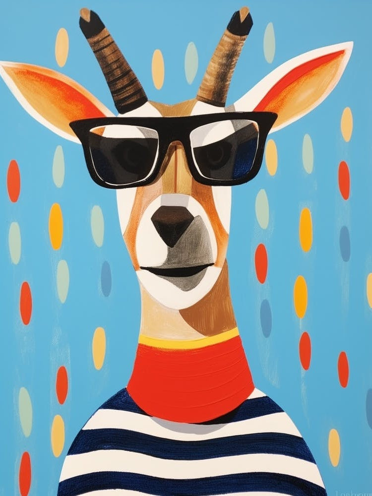 Little Gazelle 3 Wearing Sunglasses