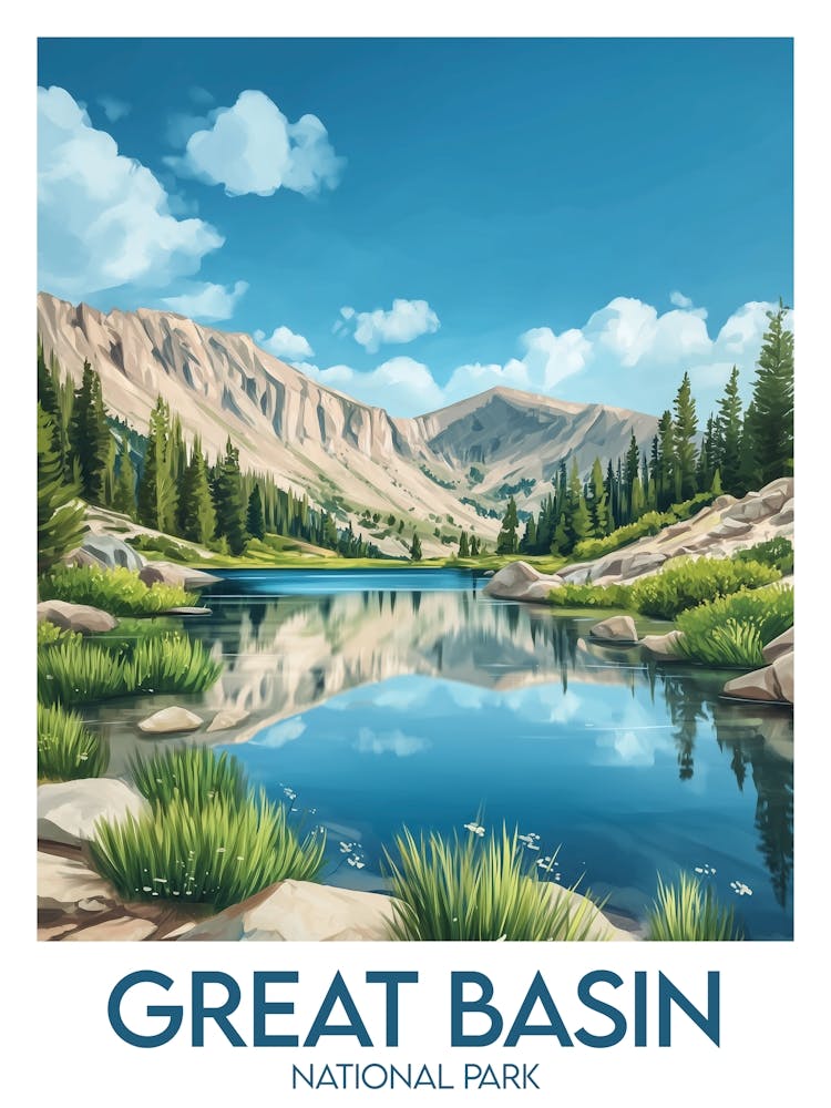 Affiche de voyage Great Basin National Park