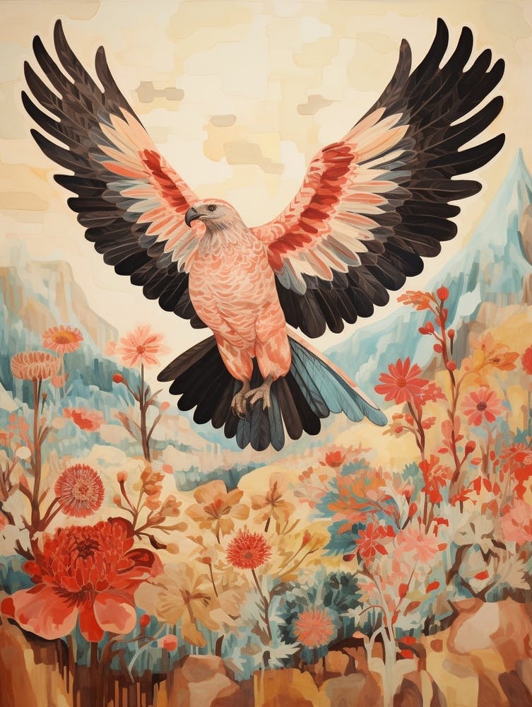 California Condor Detailed Bird Painting