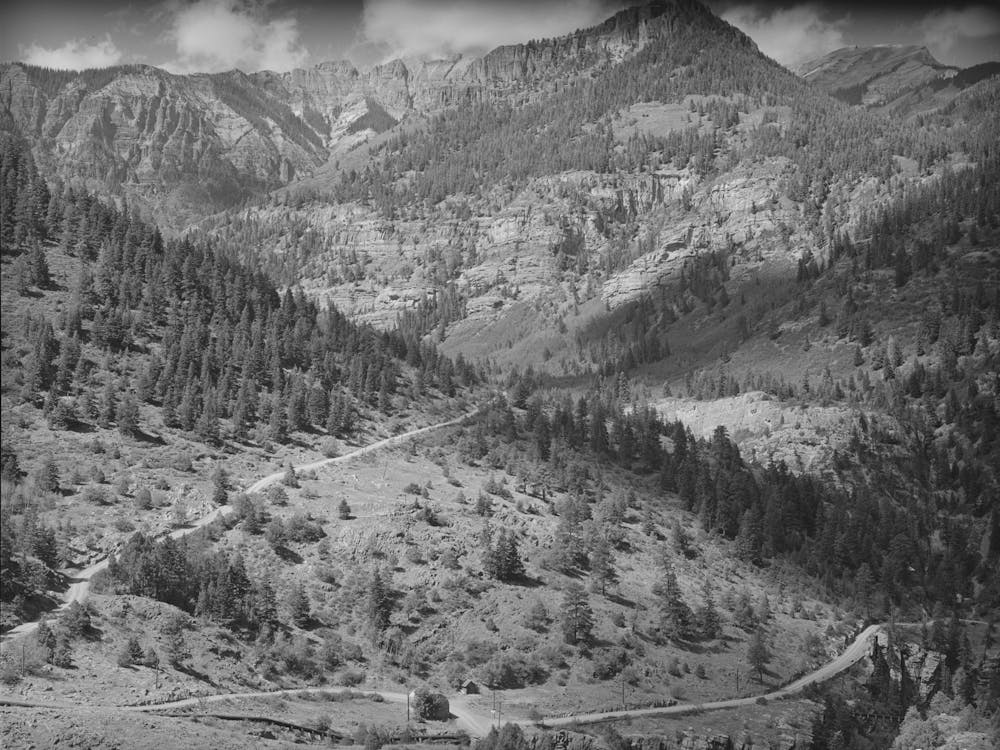 Untitled Photo, Possibly Related To Road To Camp Bird Mines And Mills, Ouray County, Colorado, Camp Bird Is