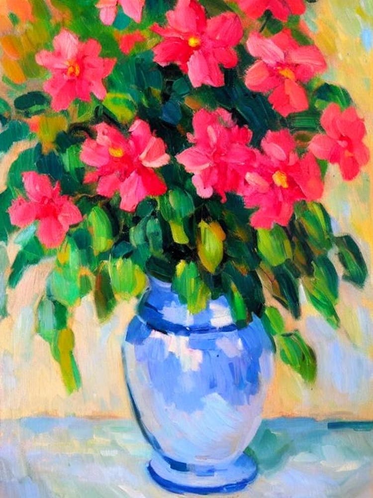 Jasmine Floral Abstract Block Colour 1 Flower