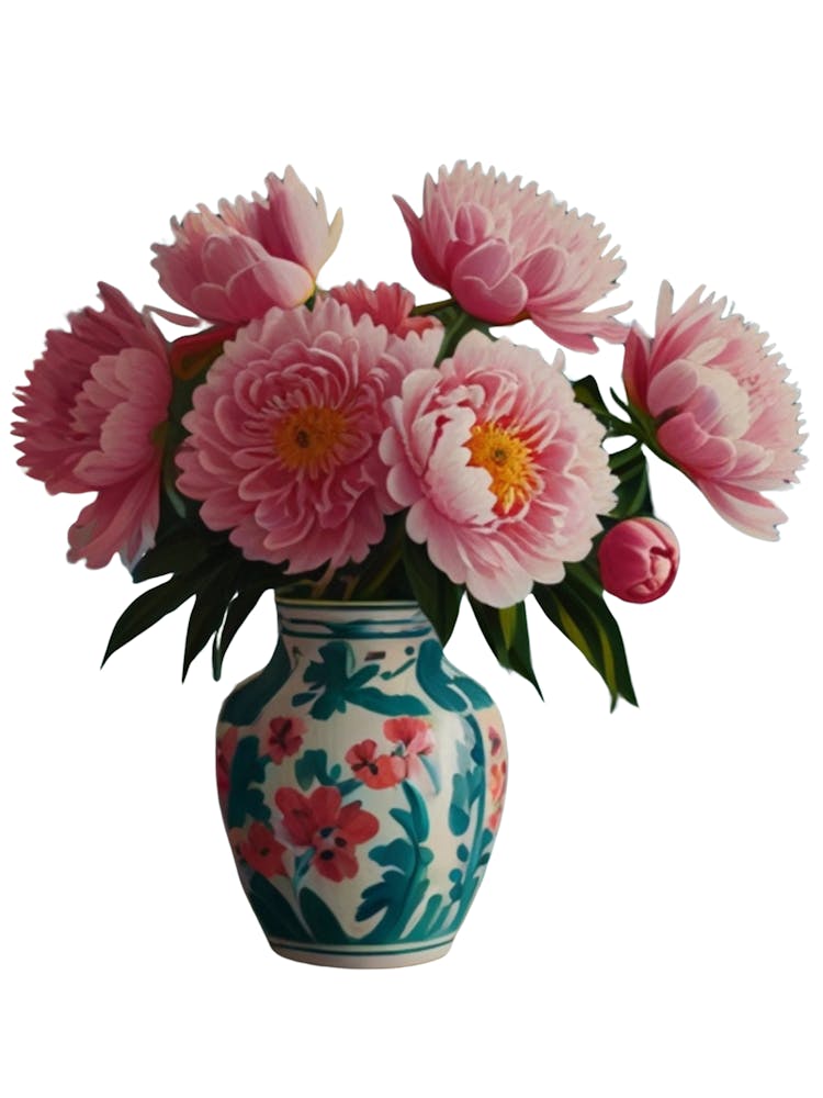 Peonies In A Vase 1