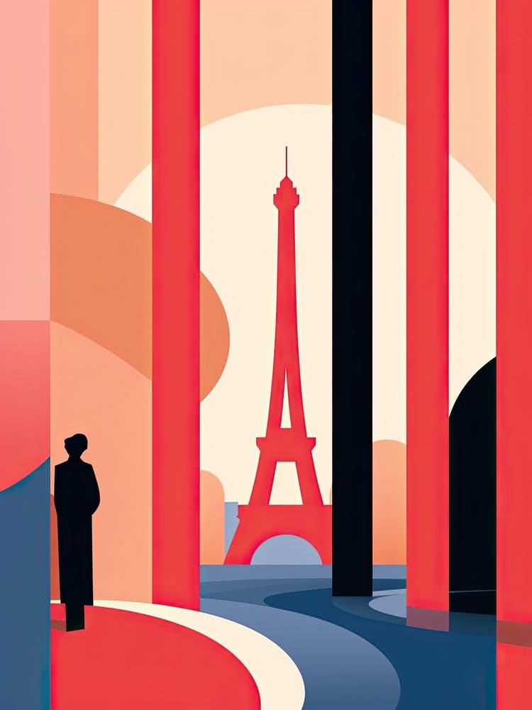 Nice, France, Bold Outlines 3