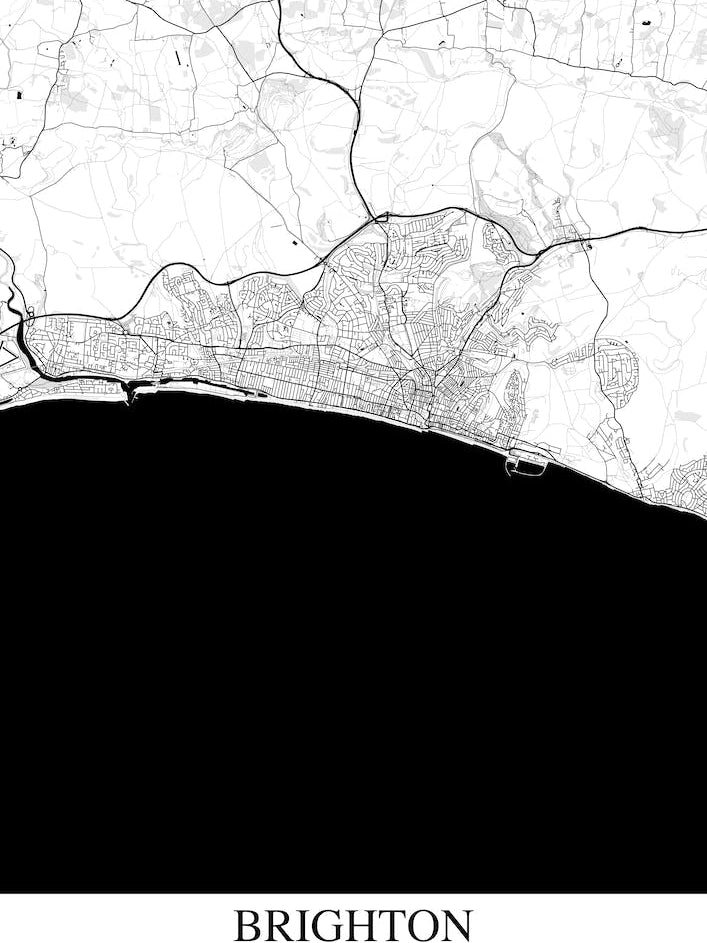 Brighton White Black