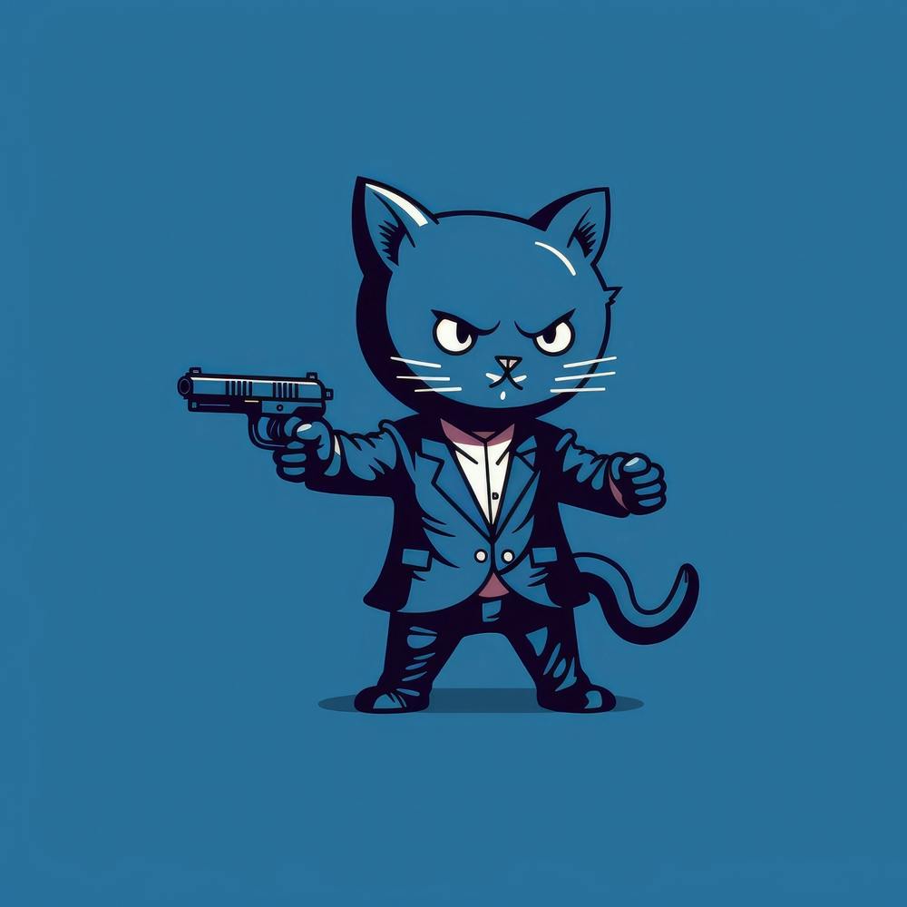 Cat In A Suit 2