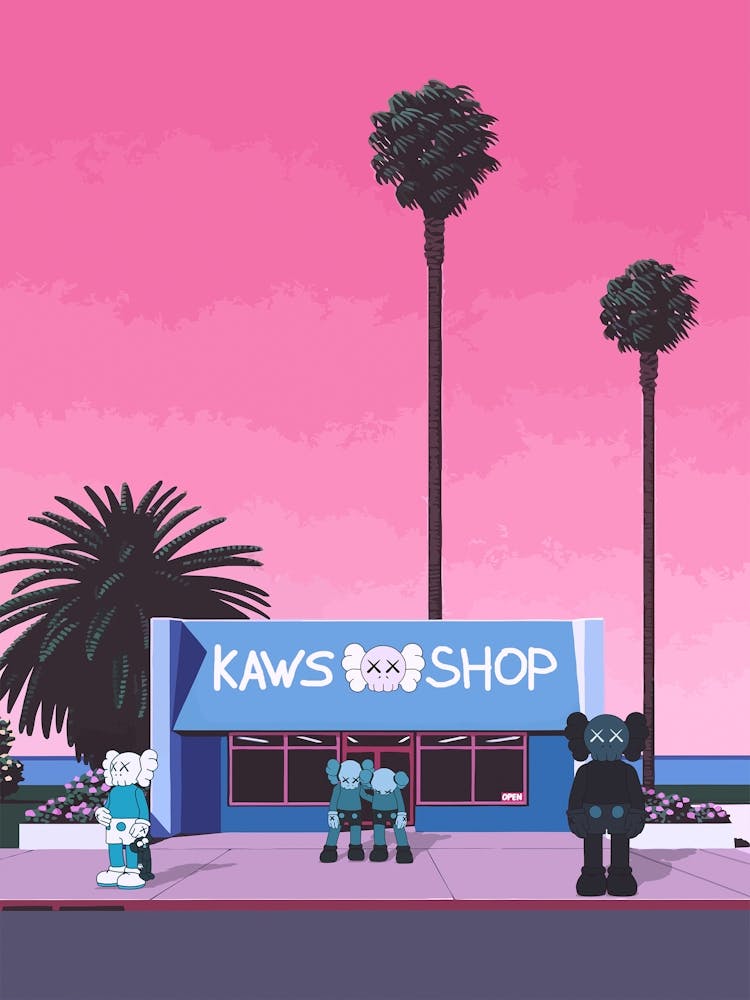 Kaws Shop Art Print by Setia Kicks – Fy!