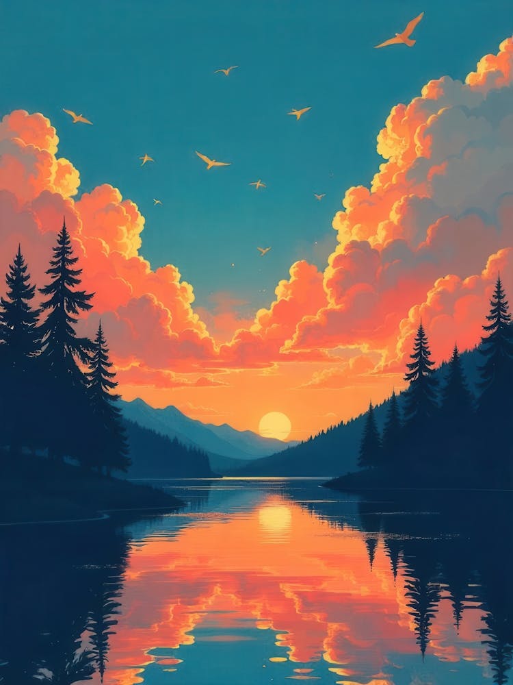 Sunset Painting 1