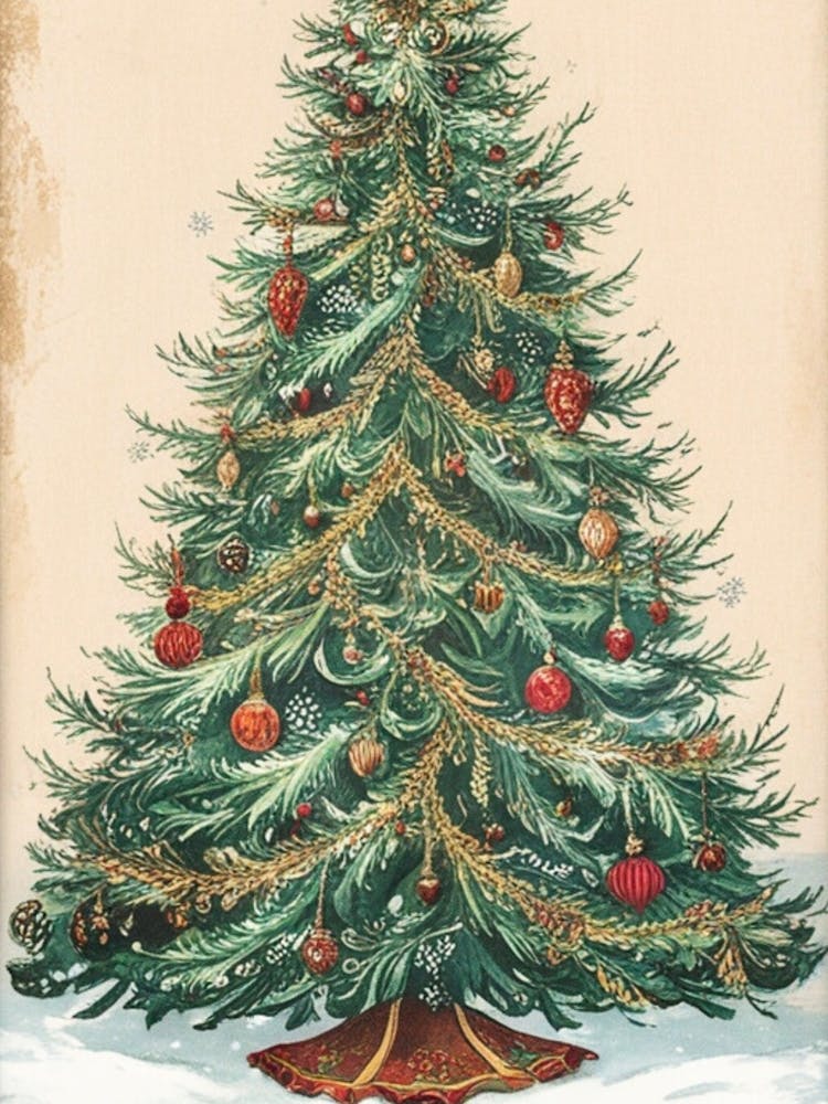 William Morris Christmas Tree 56