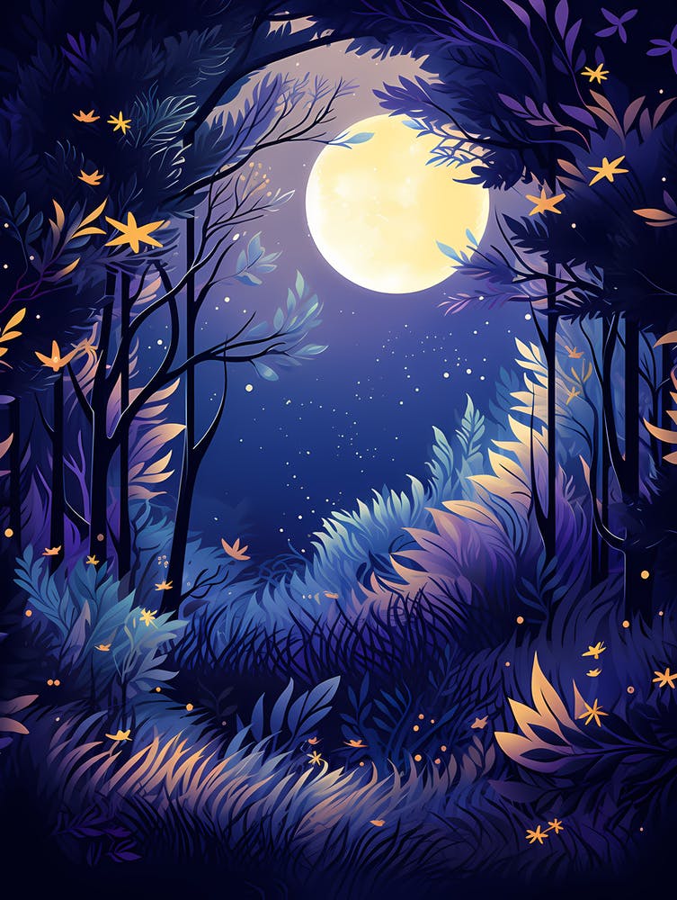 Forest At Night