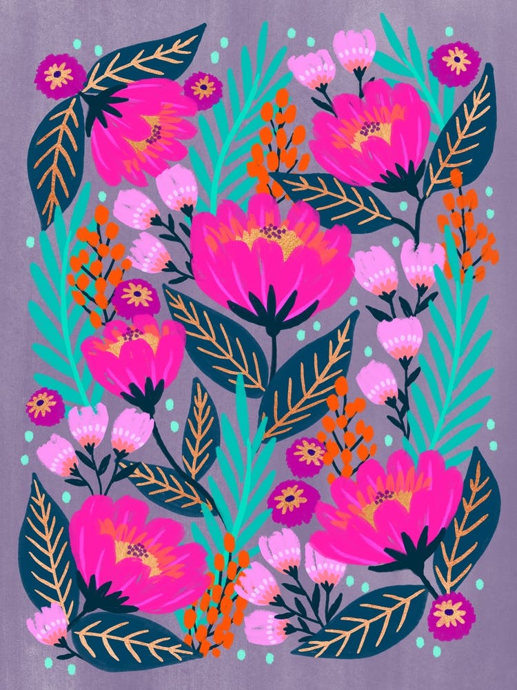 Hot Pink Blooms