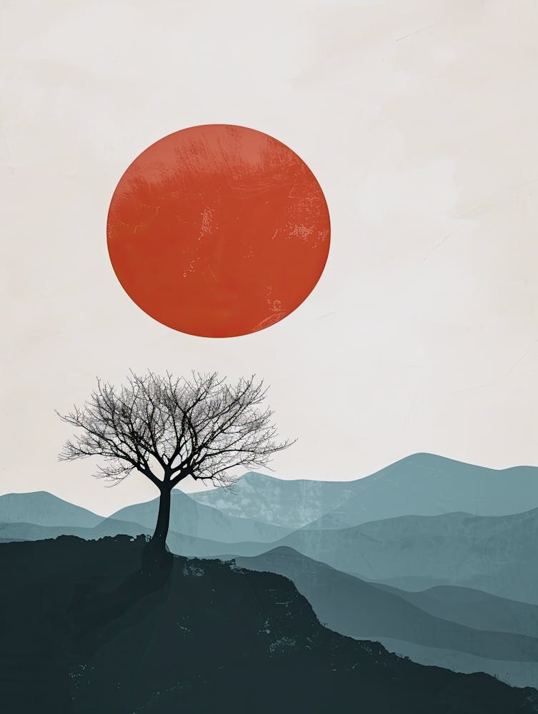 Sunset In The Mountains, Minimalism 2