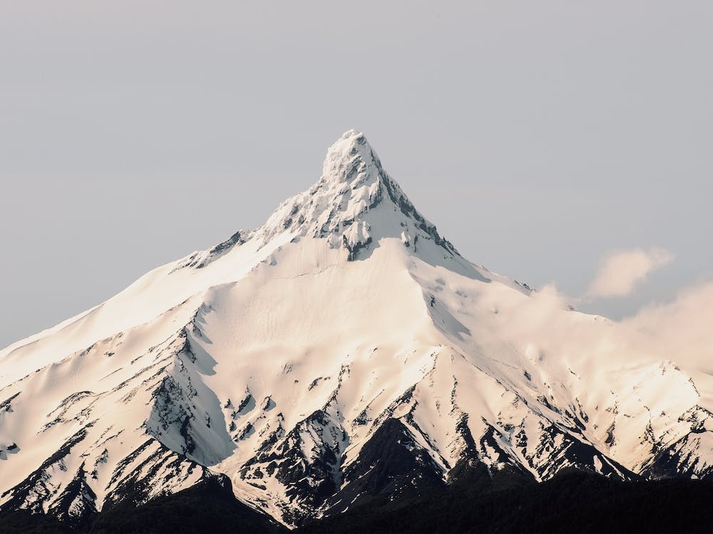 Snowy Mountain Peak