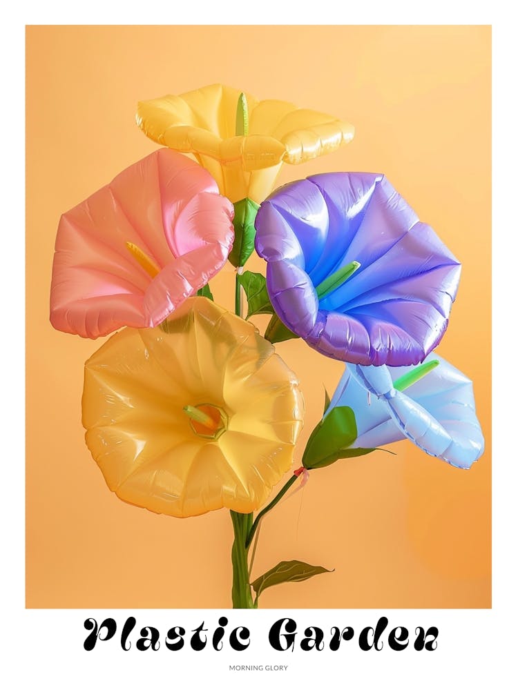 Dreamy Inflatable Flowers Poster Morning Glory 4