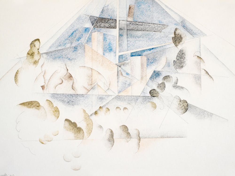 Bermuda, Masts And Foliage, Charles Demuth