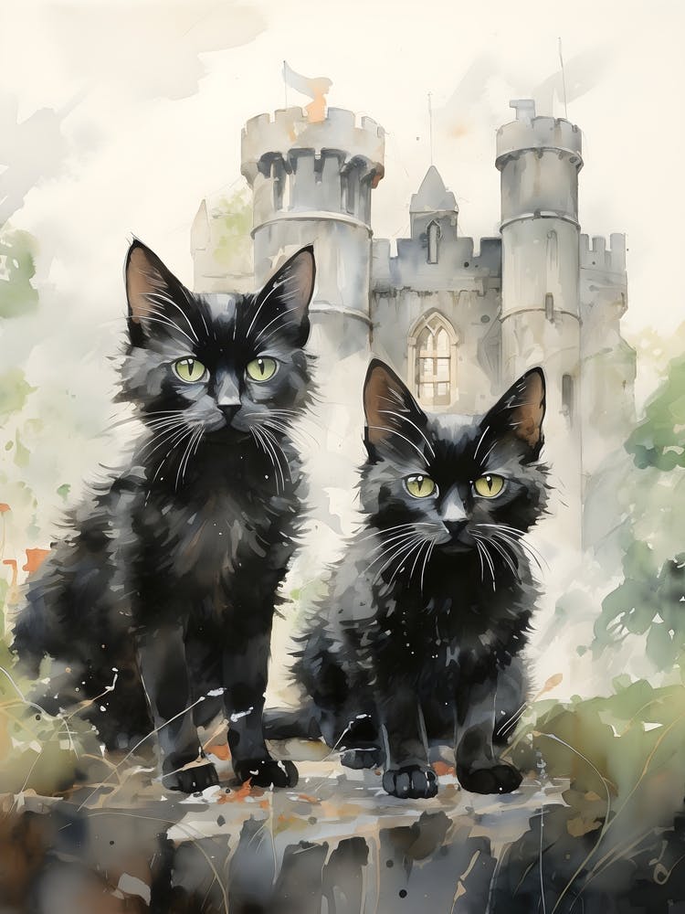 Irish Cats in Watercolor 9