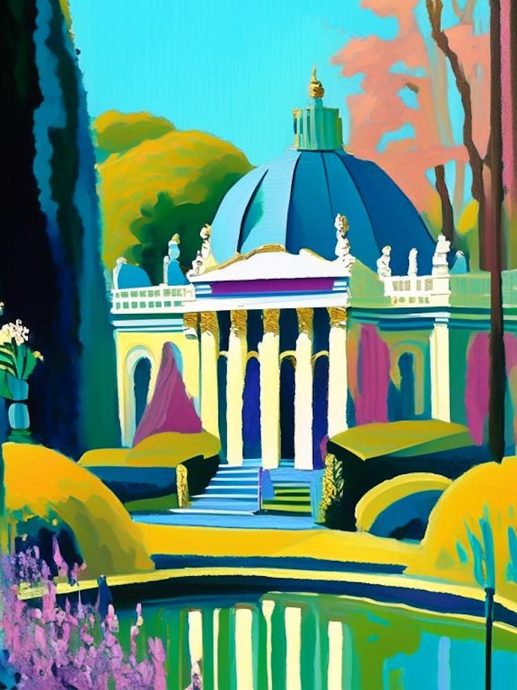 Royal Palace Of Laeken Gardens, 1, Belgium Abstract Still Life