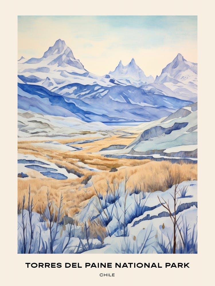 Torres Del Paine National Park Chile 1 Poster