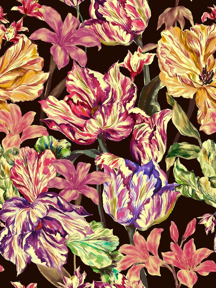 Tulips And Lilies