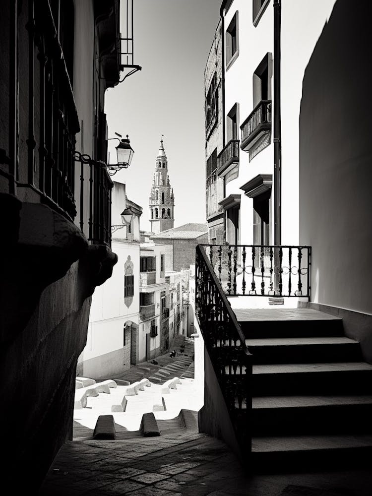 Toledo, Spain, Black And White Analogue Photography 2