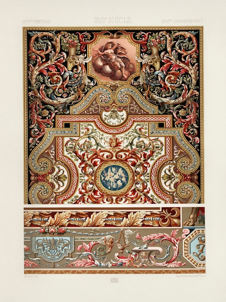 17th Century Pattern, Albert Racine (3) 1