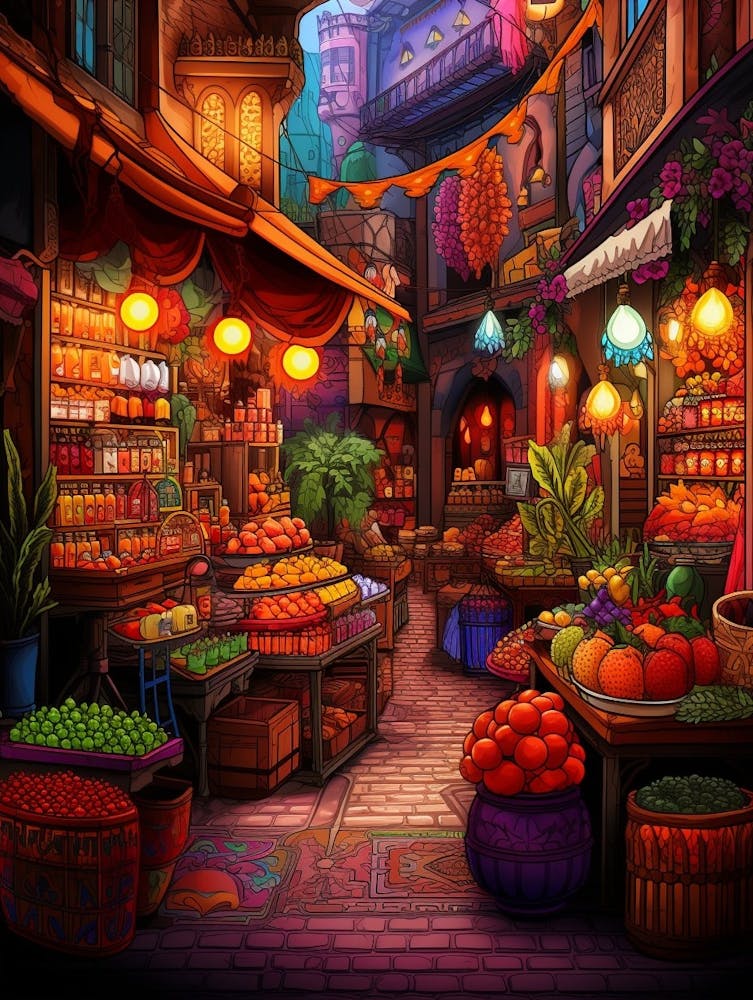 Spice Bazaar Pixel Art 4