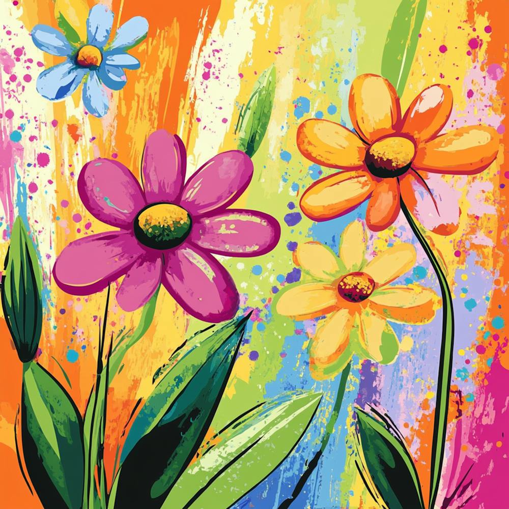 Colorful Flowers 1