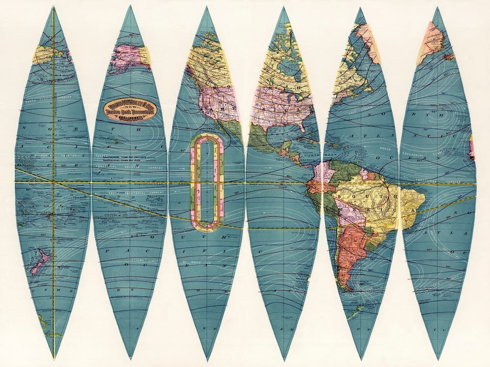 New Twelve Inch Terrestrial Globe