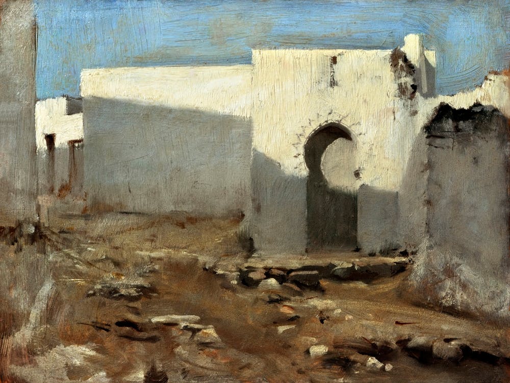 Moorish Buildings In Sunlight, John Singer Sargent
