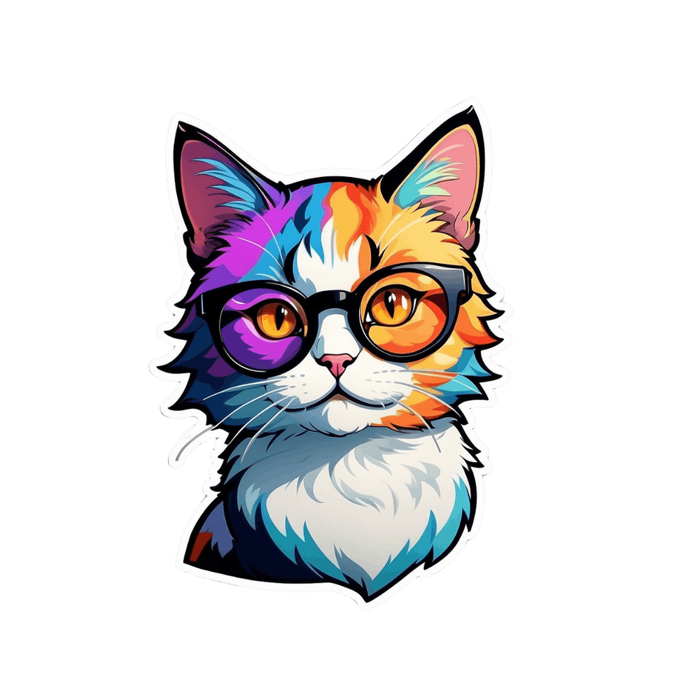 Cat With Glasses