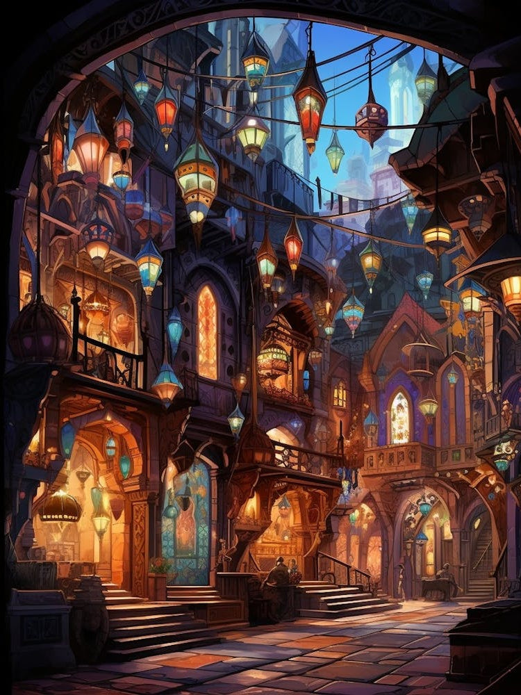 Grand Bazaar Kapal Pixel Art 4