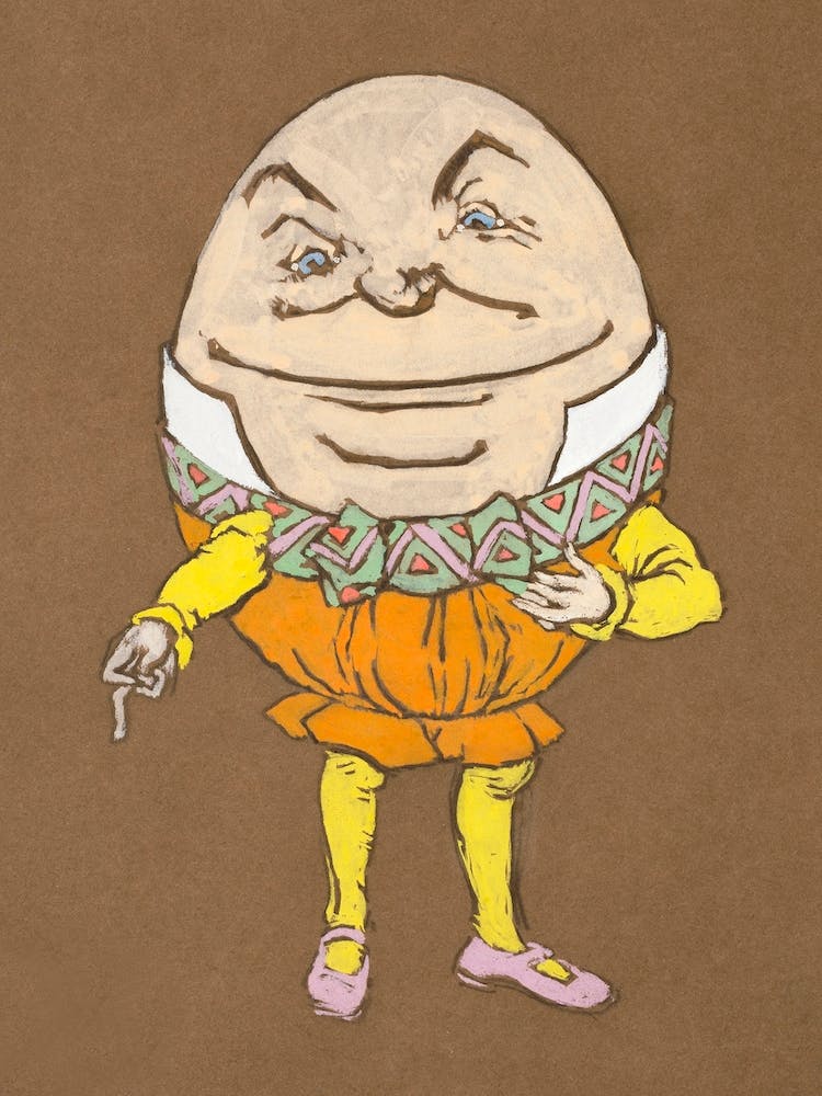 Humpty Dumpty (1915), Alice in Wonderland