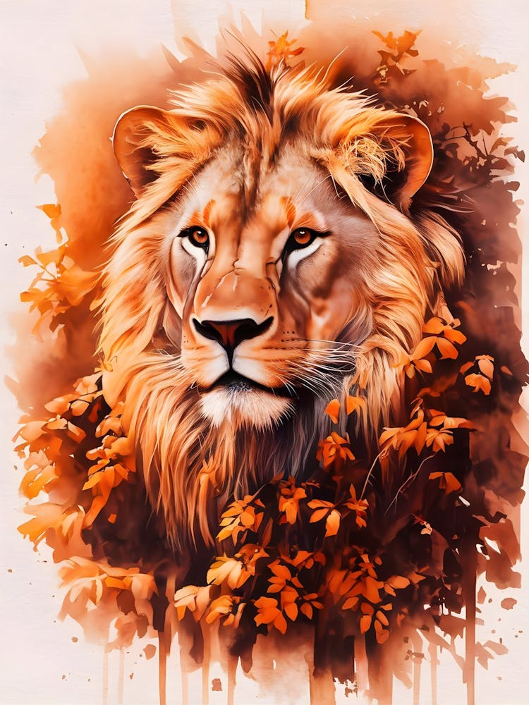 Lion Painting
