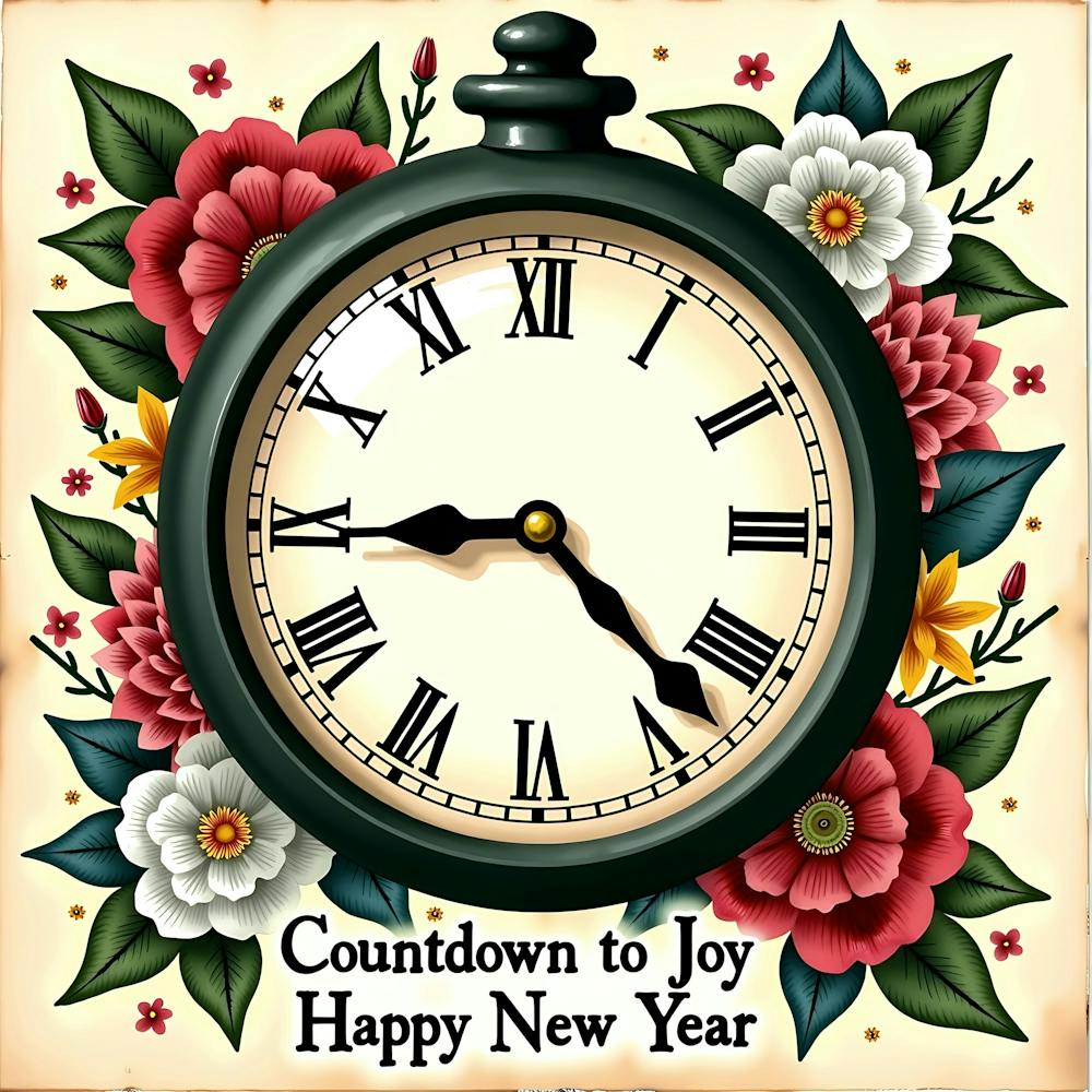 Countdown To Joy Happy New Year