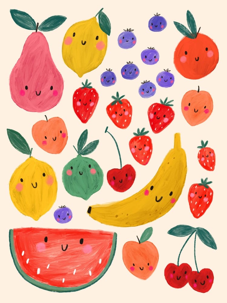Happy Fruit Salad