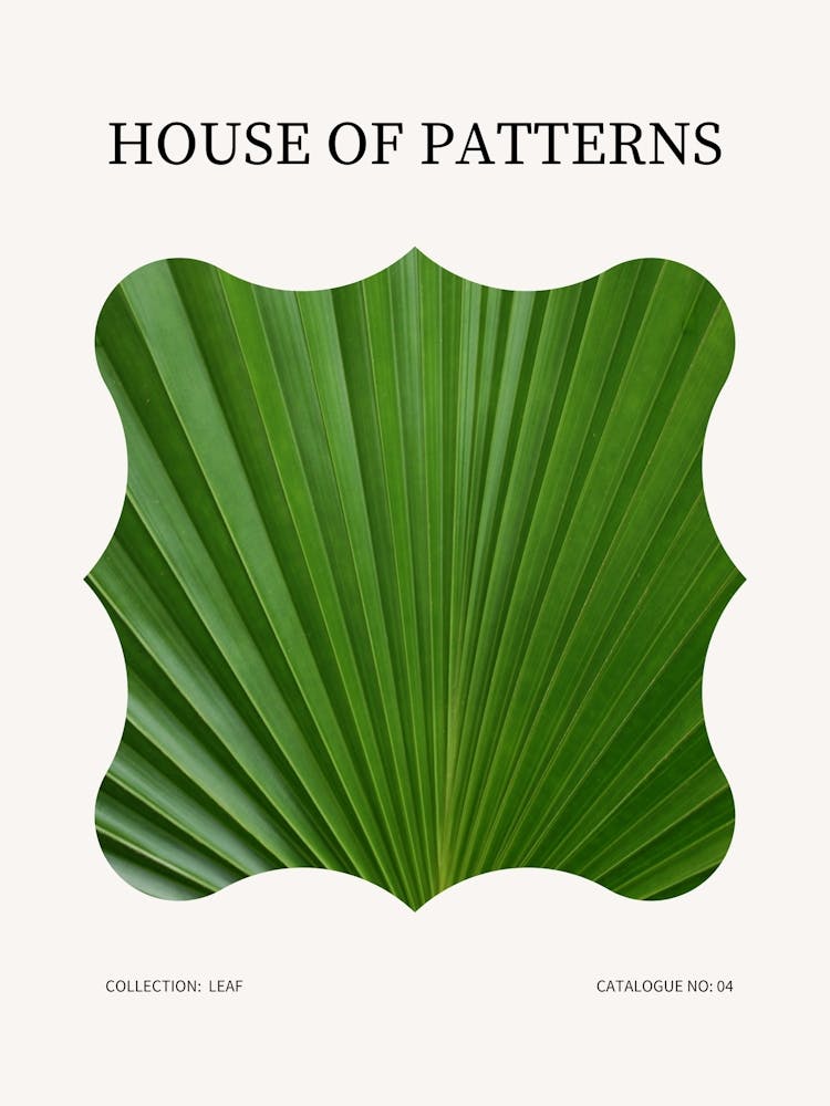 Leaf Pattern Poster 4