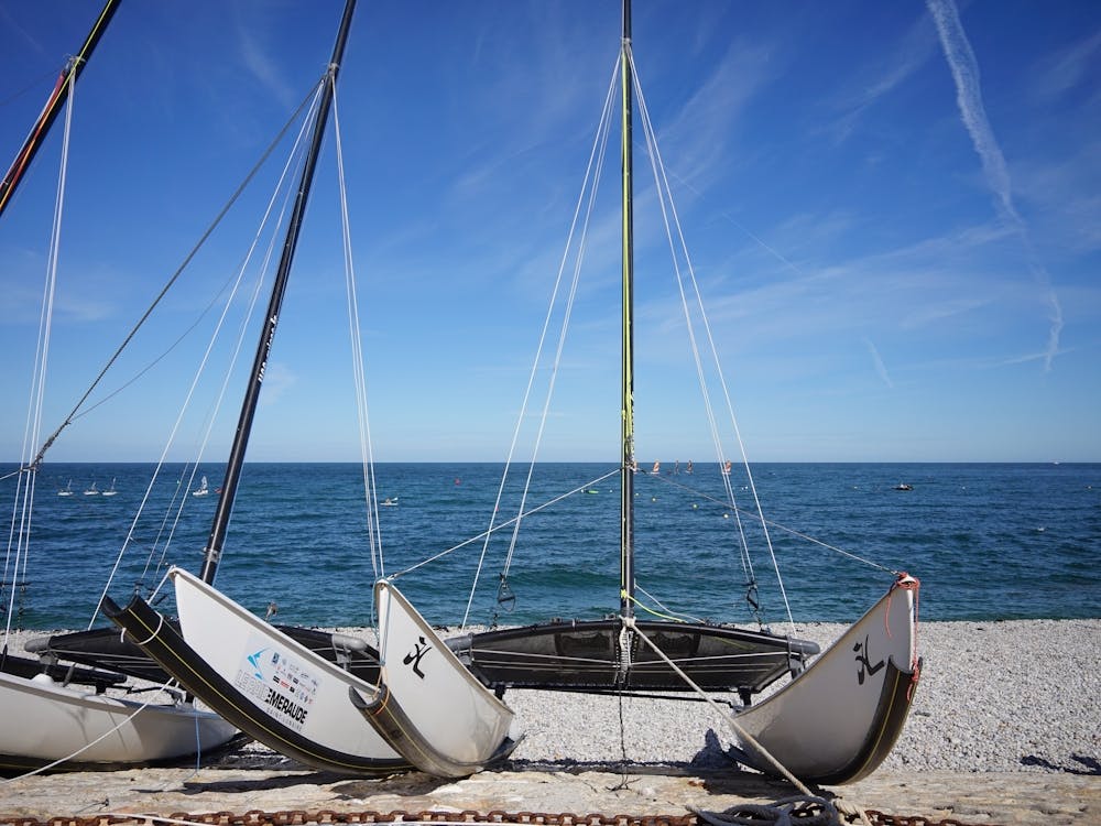 Catamaran On The beach