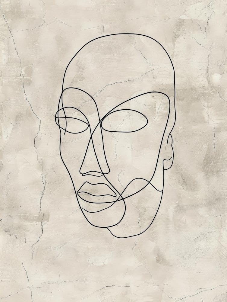 Line Drawing Of A Face