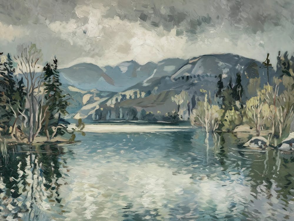 Lake In The Mountains 6