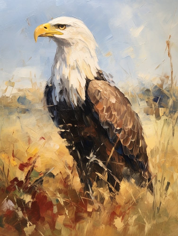 Bird Painting Bald Eagle 2